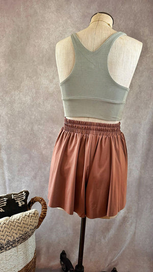 The Betty Sporty Shorts (Taupe)