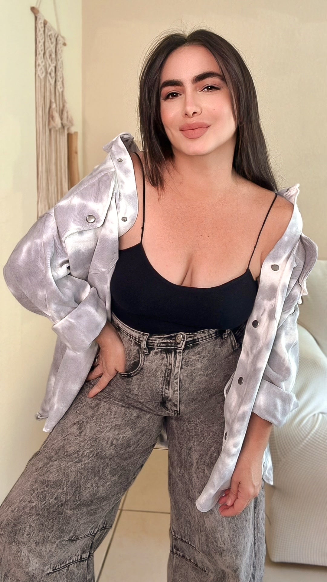 Tie Dye Layer Up Shirt