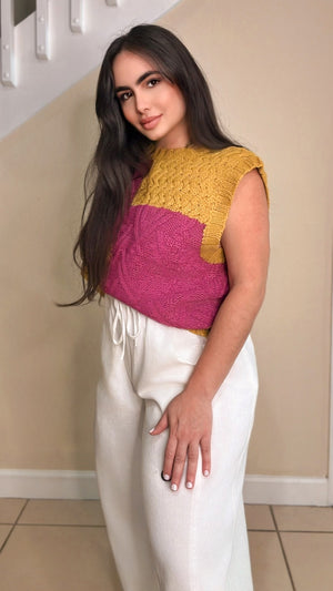Boho Patch Vest