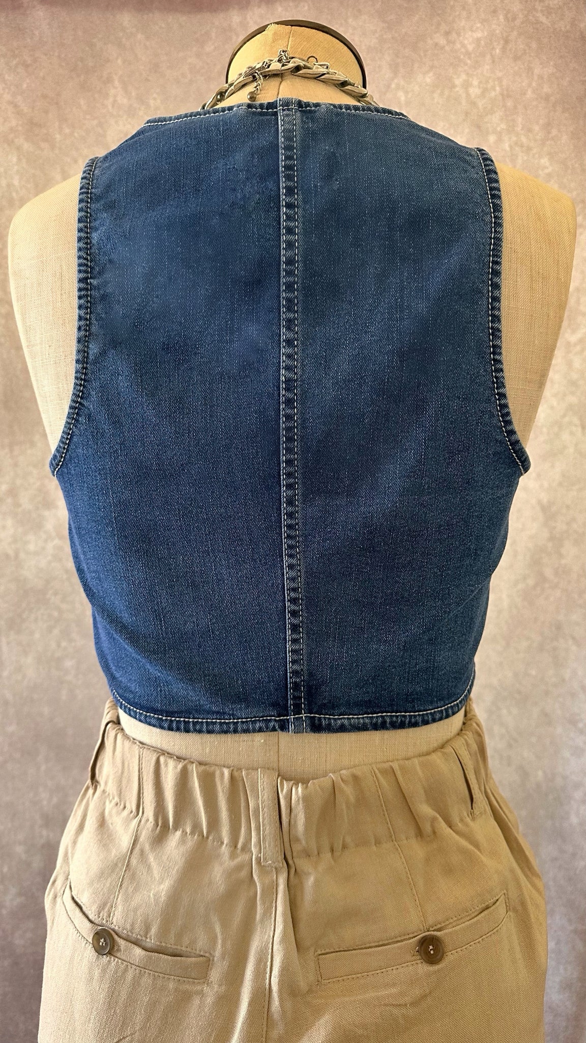 The Daphne Denim Top (Blue)