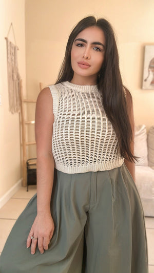 Sunspell Crochet Top