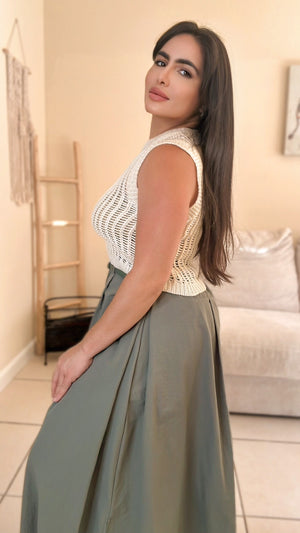 Sunspell Crochet Top