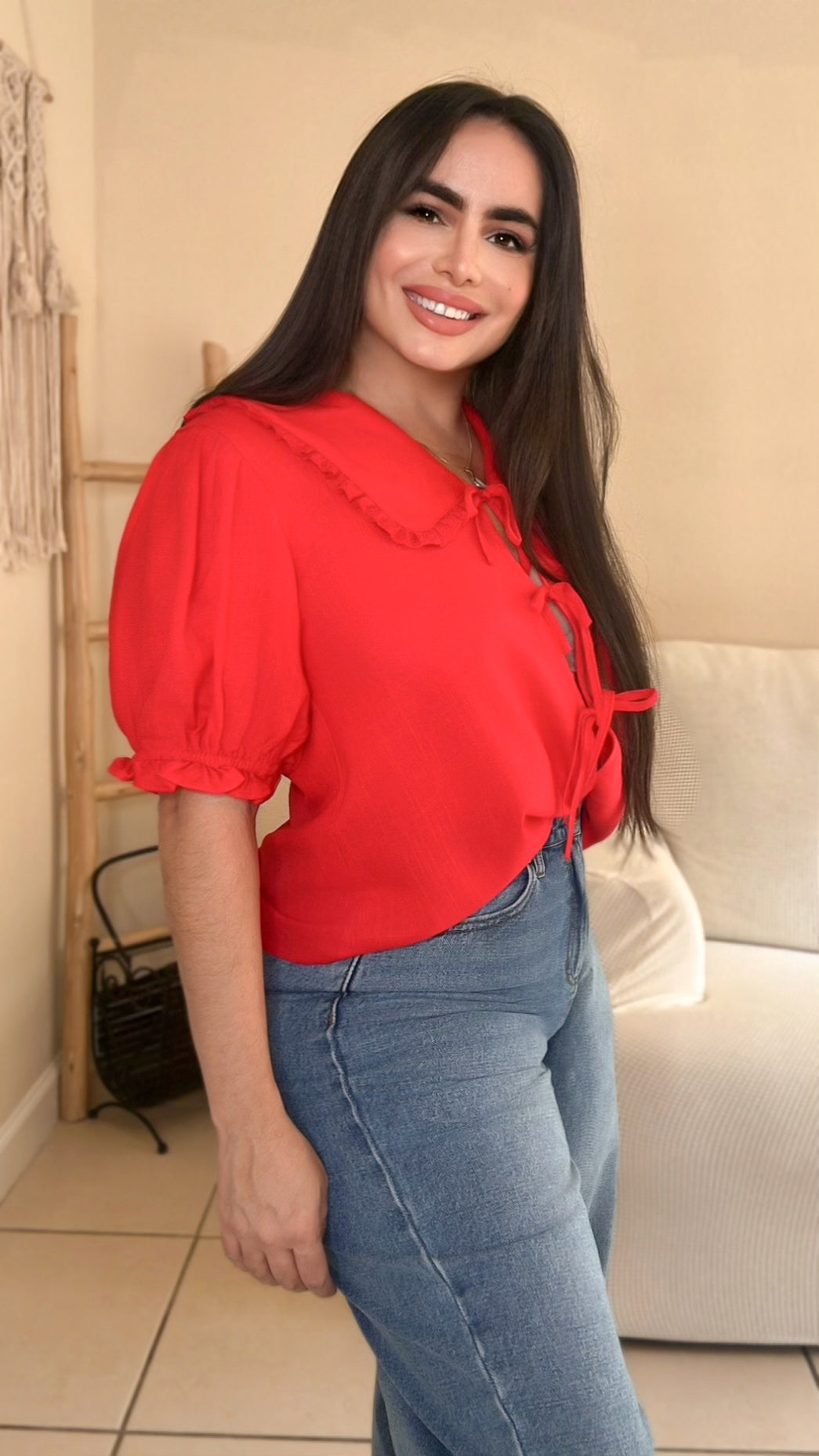 Coquette Statement Blouse