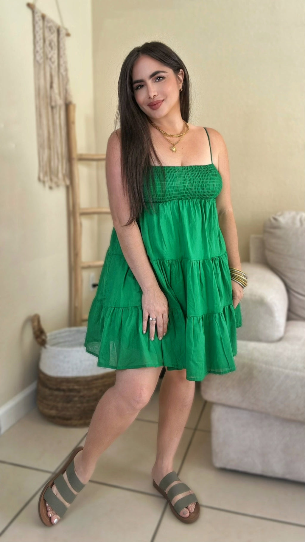 The Hanna Dress (Green)