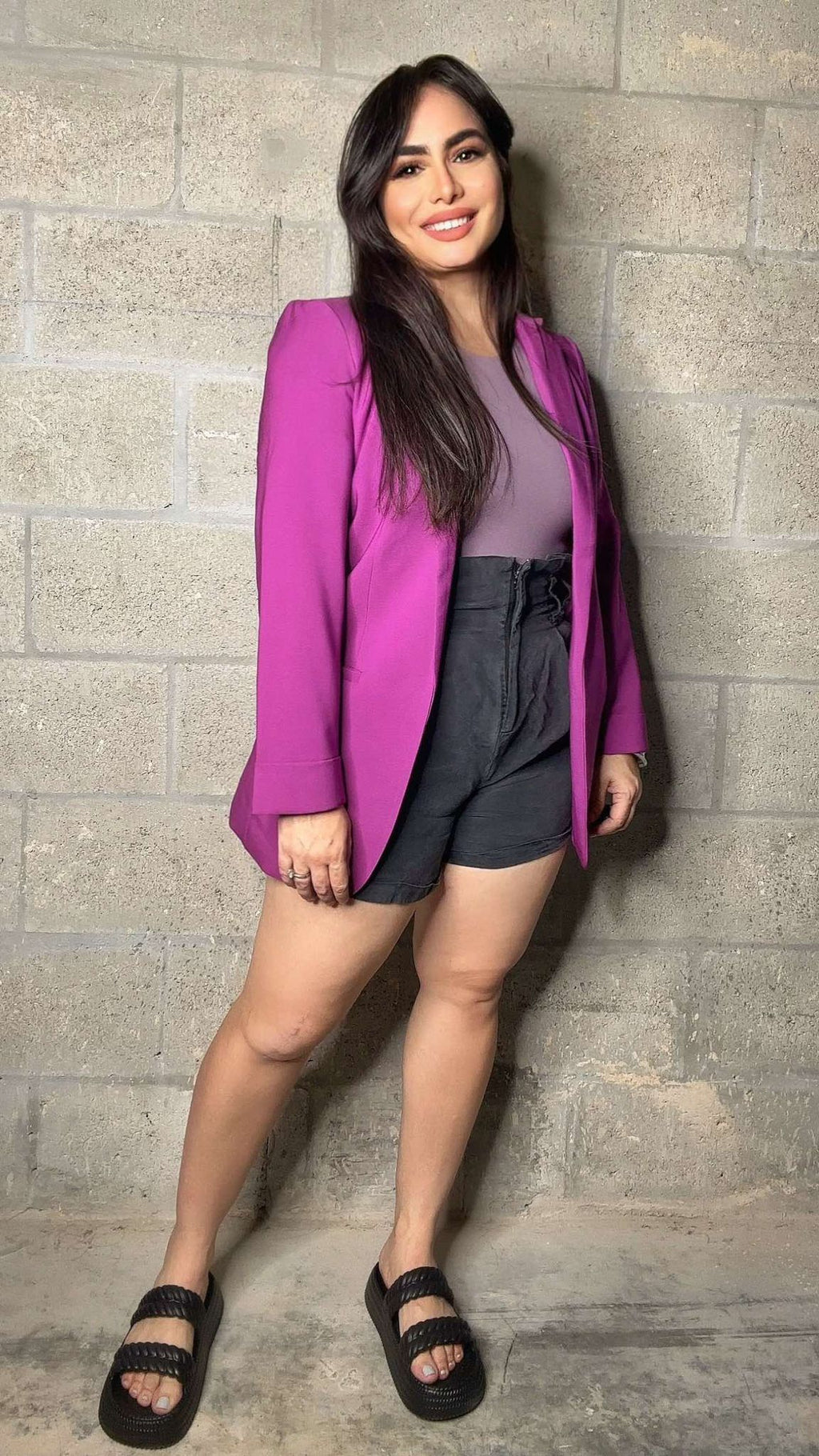 Another Serena Blazer (Magenta)