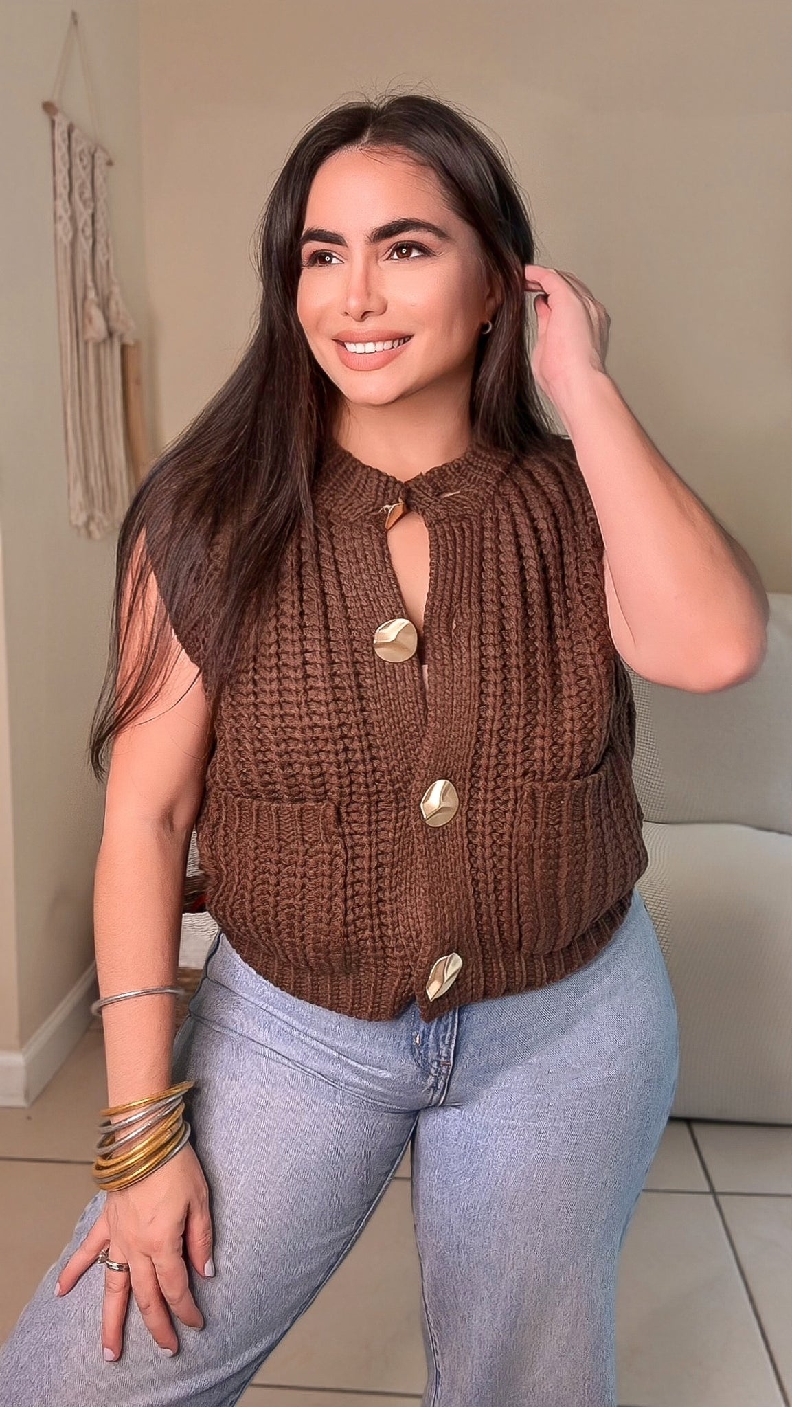 Autumn Muse Top (Chocolate)