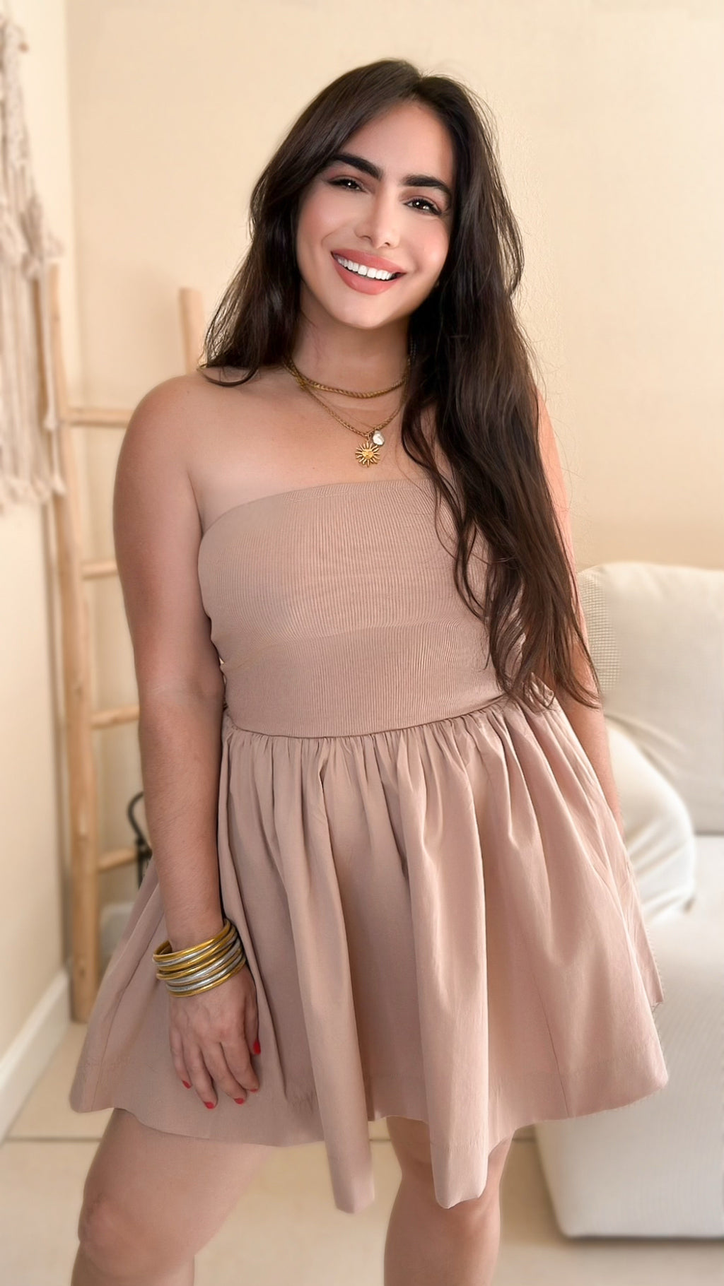 Savanna Dress (Taupe)