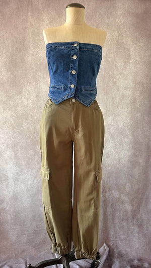 The Lina Olive Pants