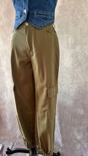 The Lina Olive Pants