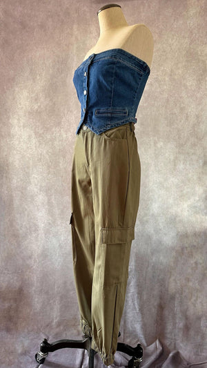 The Lina Olive Pants