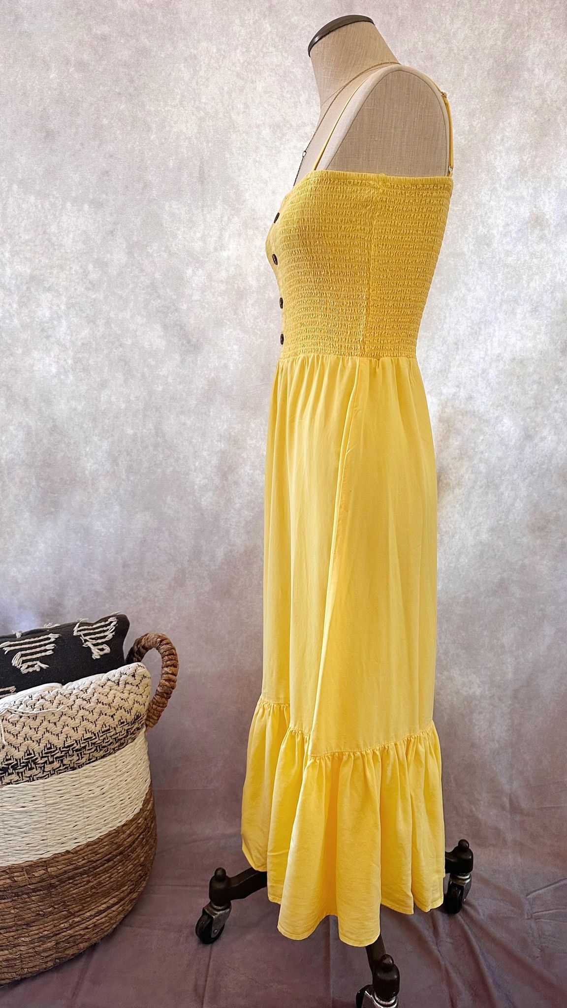 The Maddie Dress (Butter Yellow)