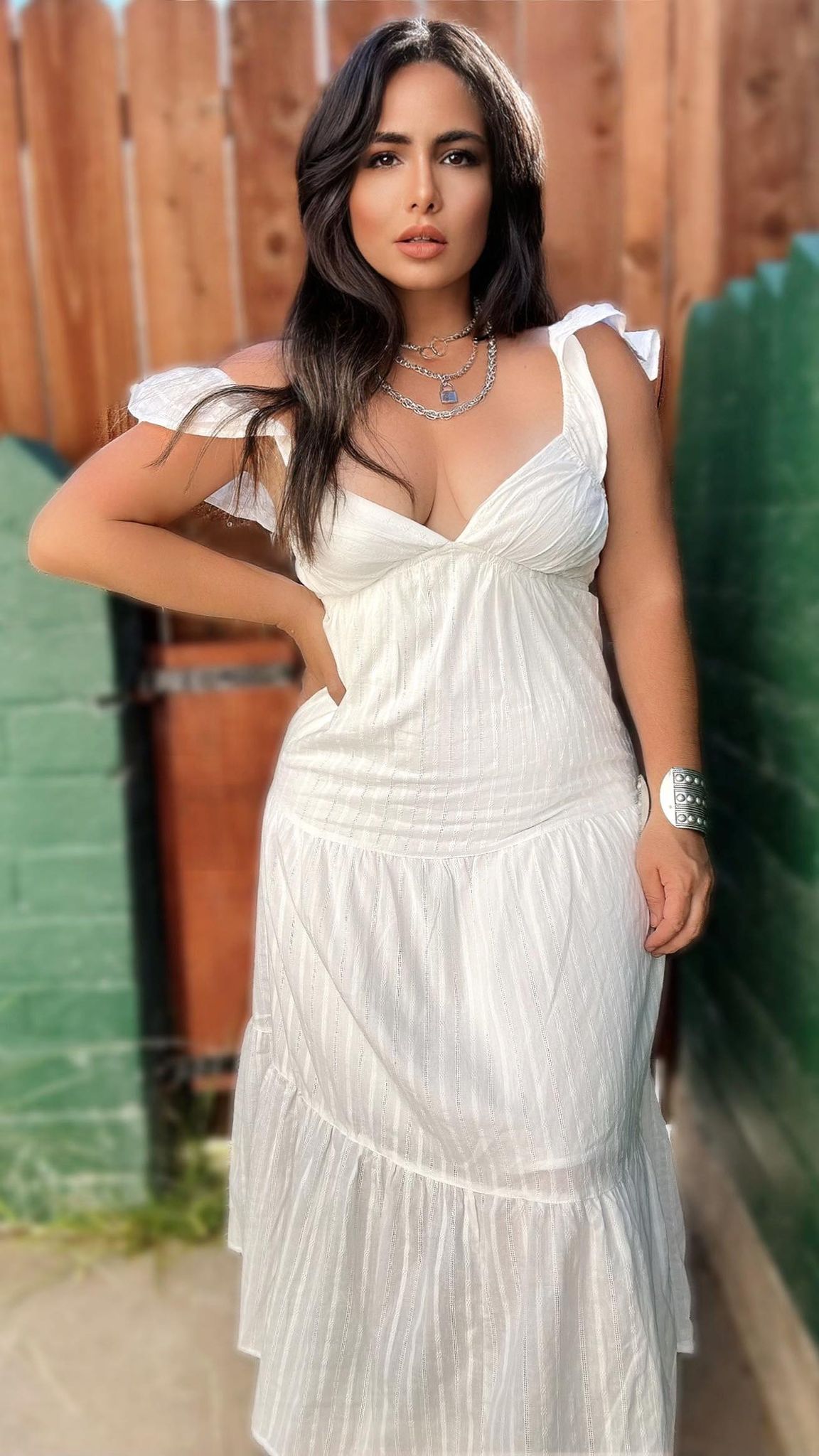 The Penelope White Dress