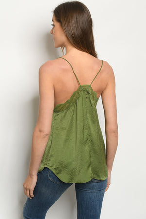 Play To Lace The Olive Top